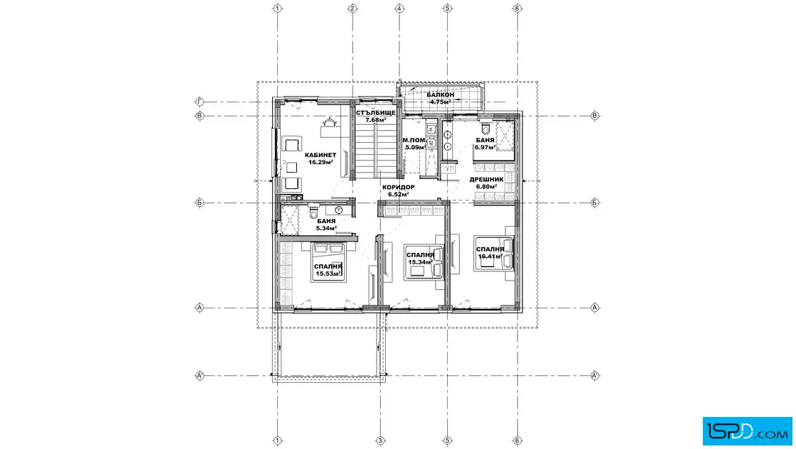 План на втори етаж