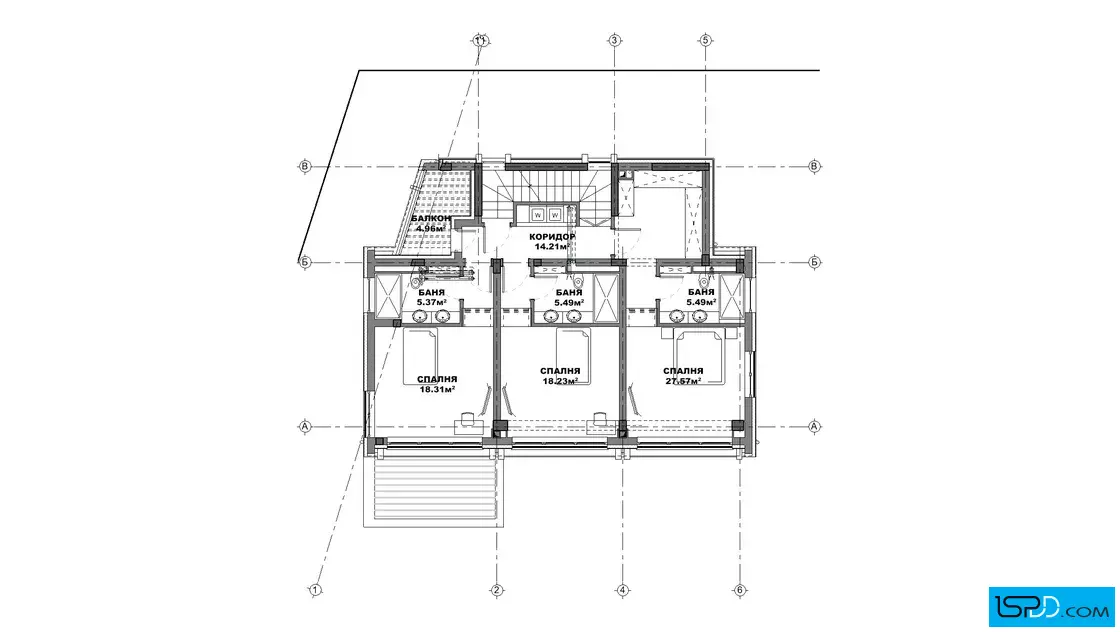 План на втори етаж
