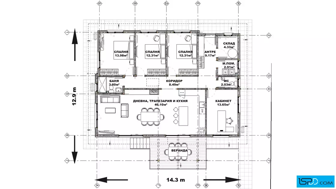 План на първи етаж