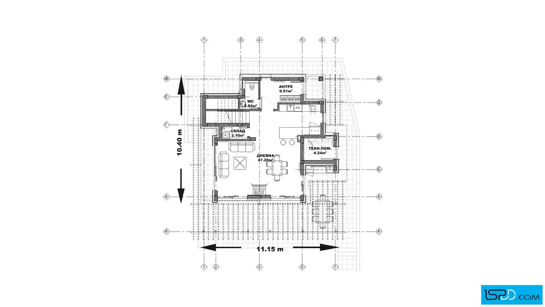 План на първи етаж