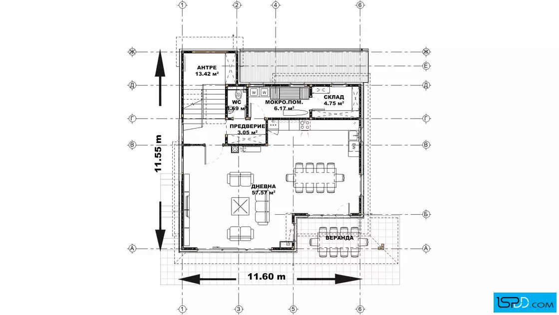 План на първи етаж
