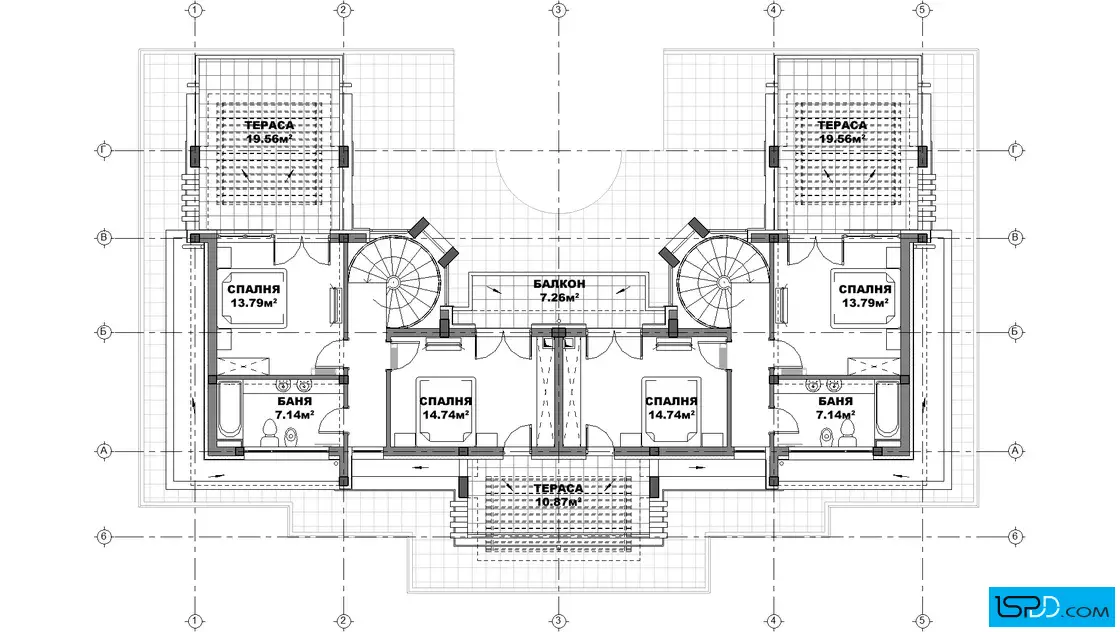 План на втори етаж