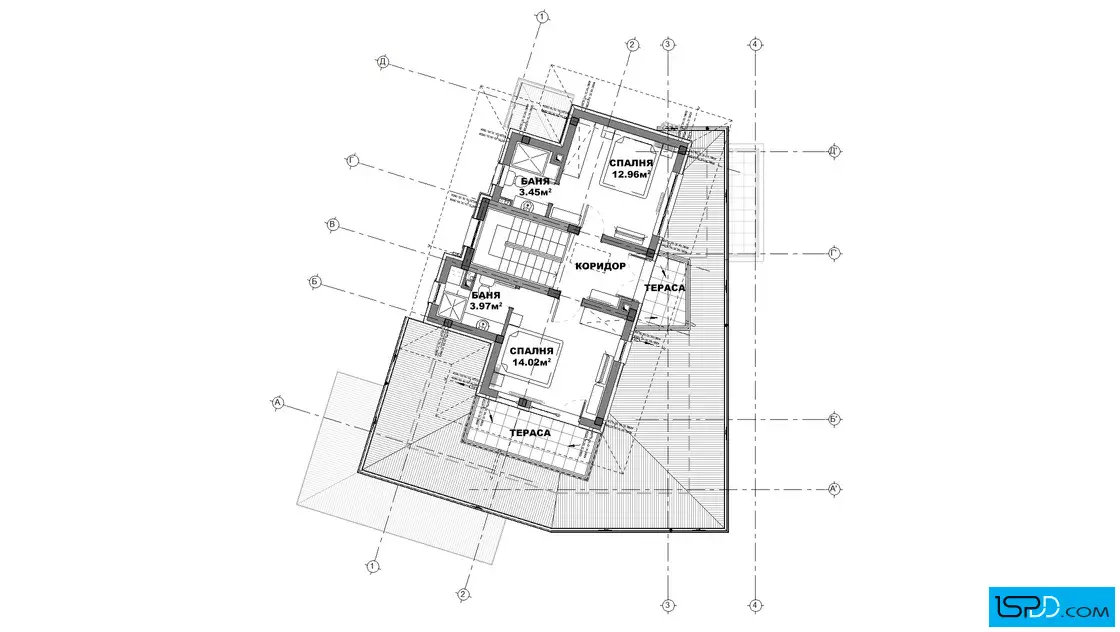 План на трети етаж