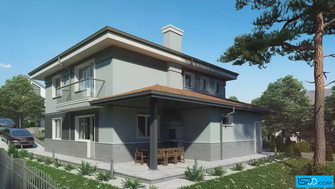 Проект на къща в с. Лозен