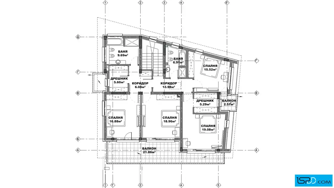 План на втори етаж