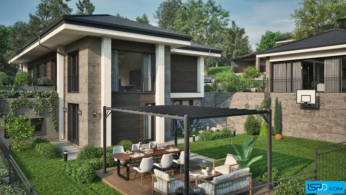 Проект на къща в с. Лозен