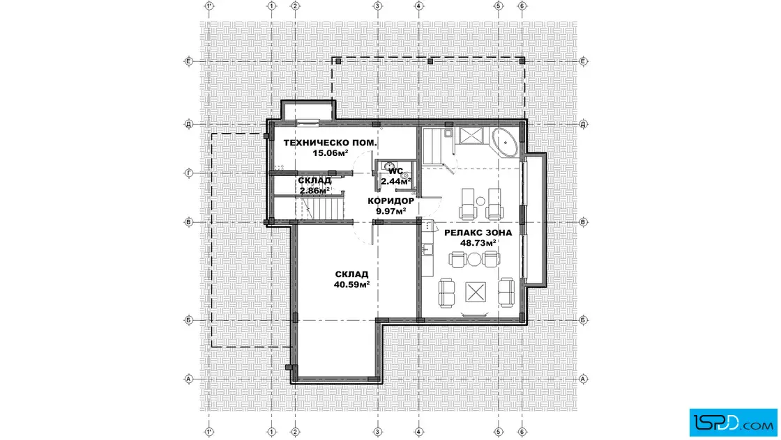План на подземен етаж