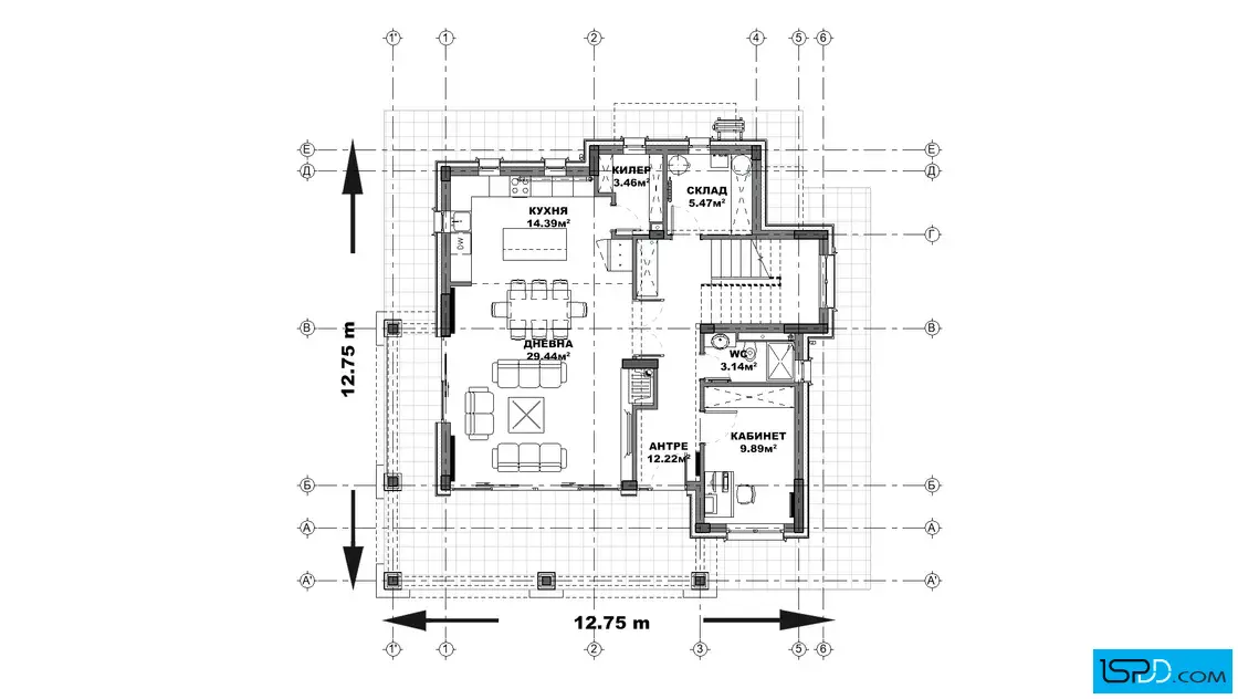 План на първи етаж