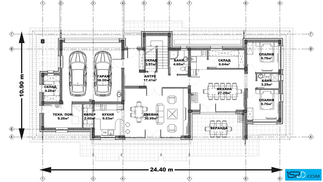 План на първи етаж