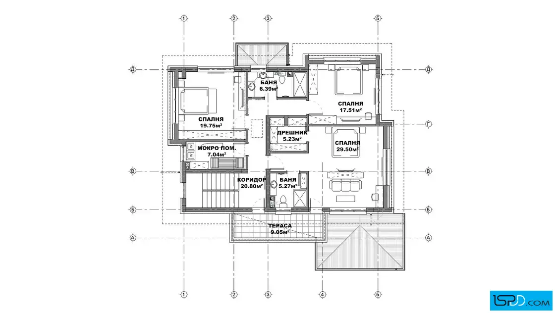 План на втори етаж