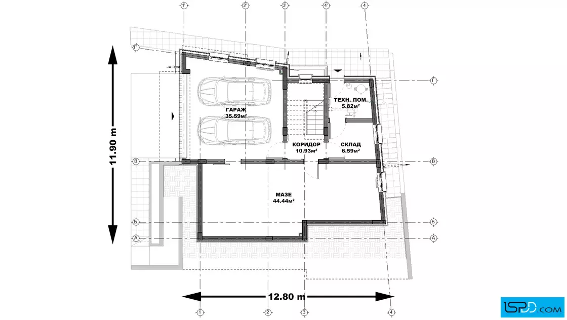 План на подземен етаж