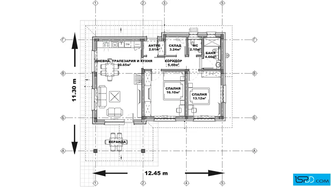 План на първи етаж