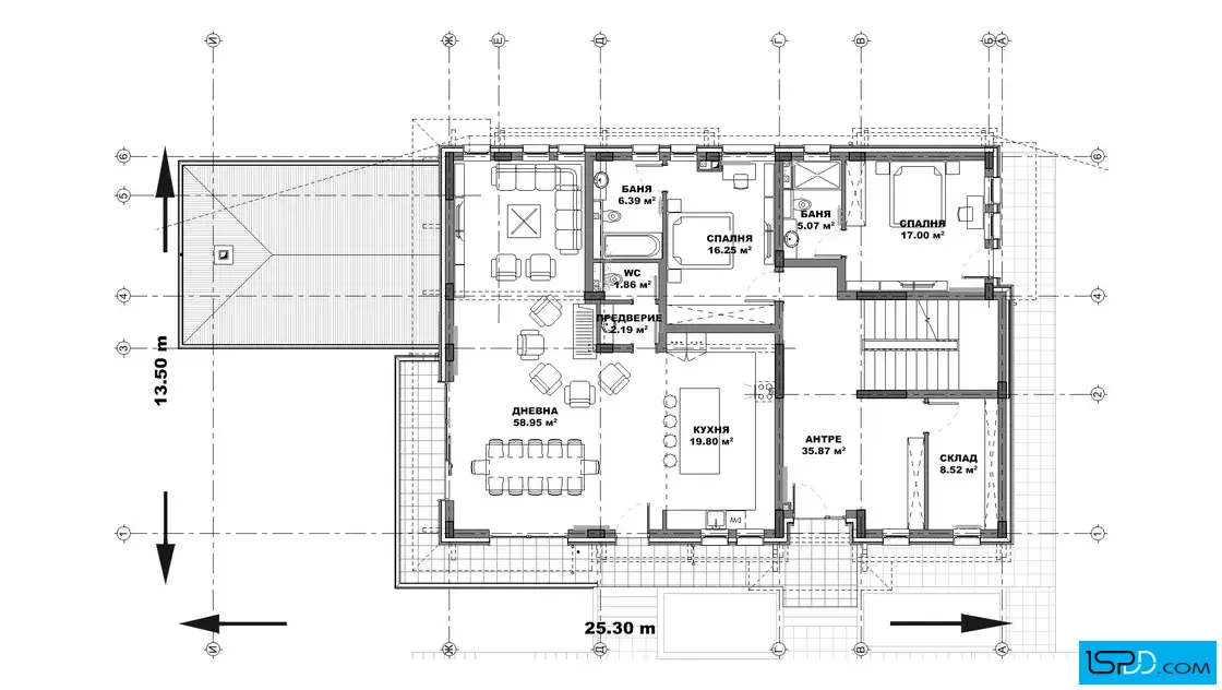 План на първи етаж