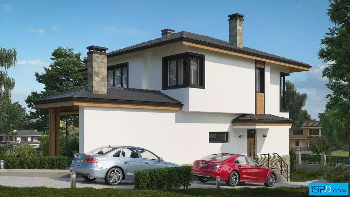 Проект на къща в Косанин дол