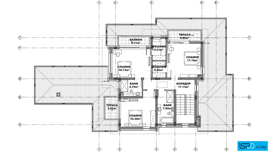 План на втори етаж