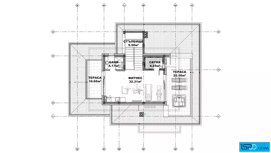 План на трети етаж