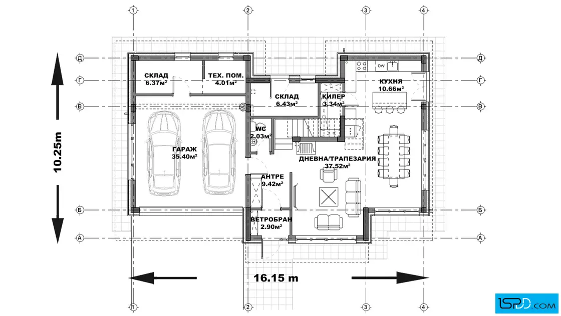 План на първи етаж