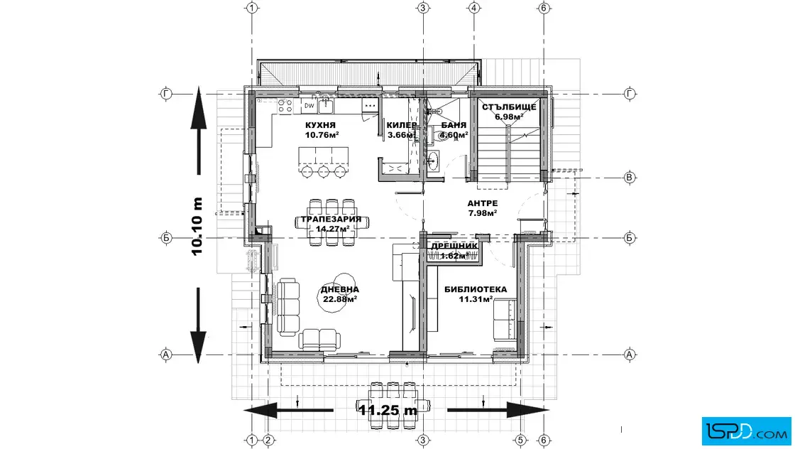 План на първи етаж