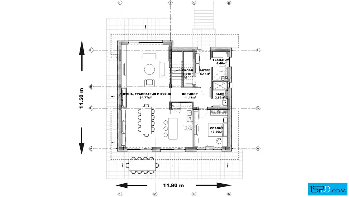 План на първи етаж