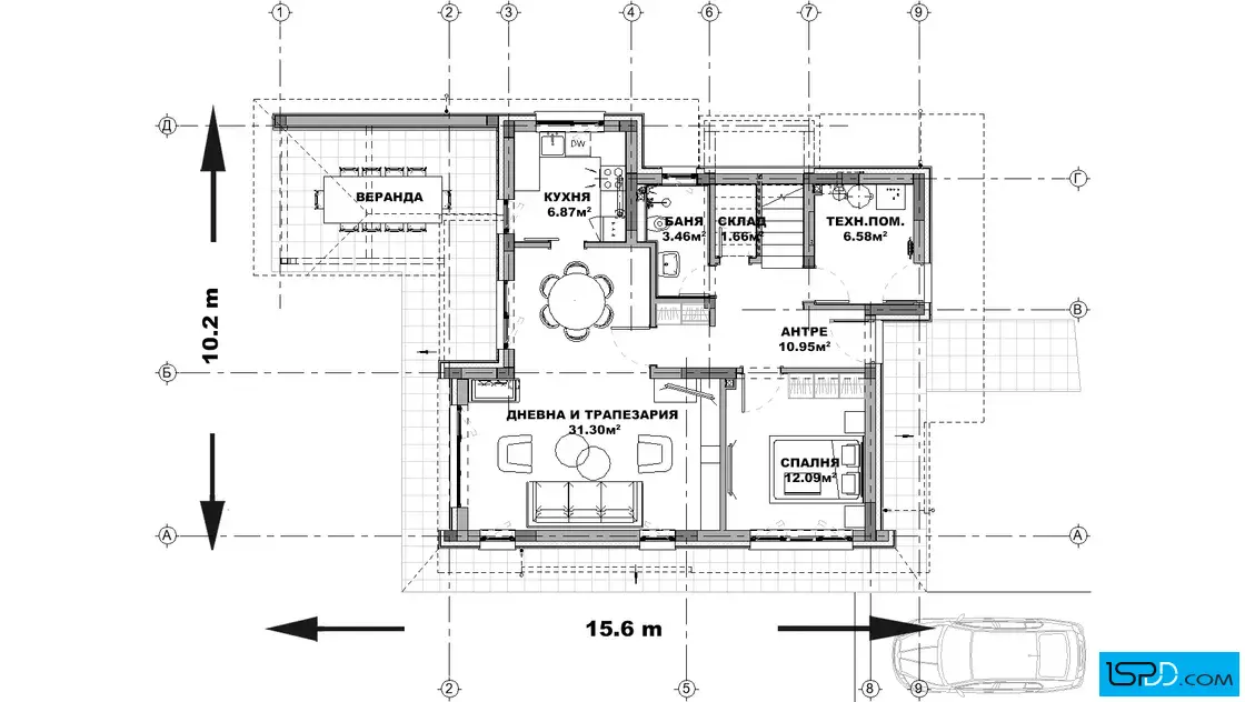 План на първи етаж
