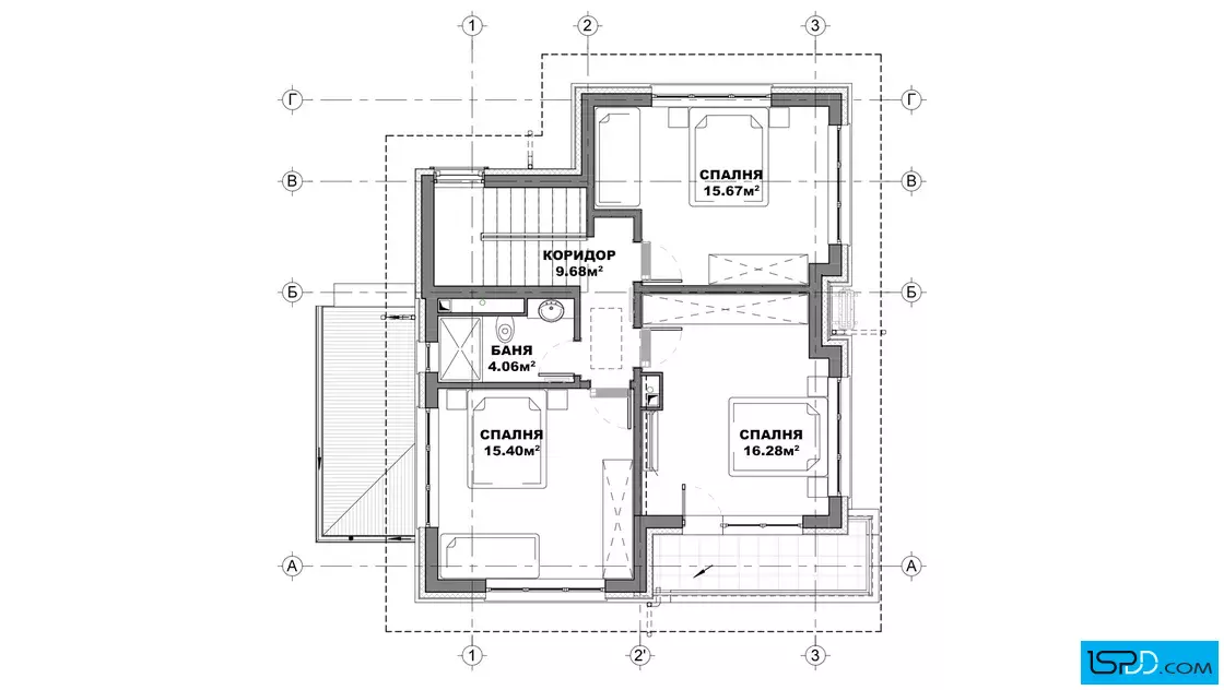 План на втори етаж