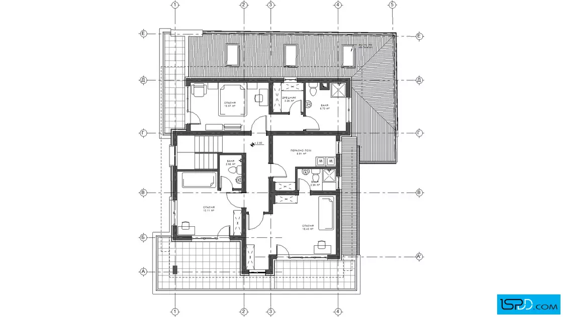 План на втори етаж