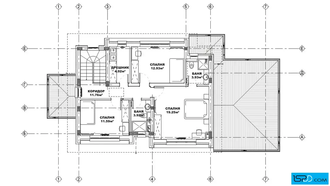 План на втори етаж