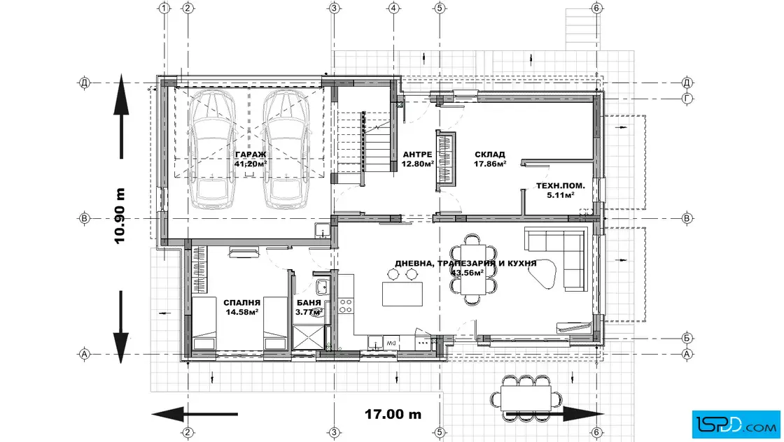 План на първи етаж
