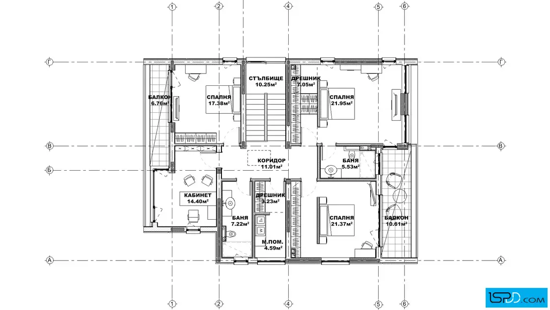 План на втори етаж