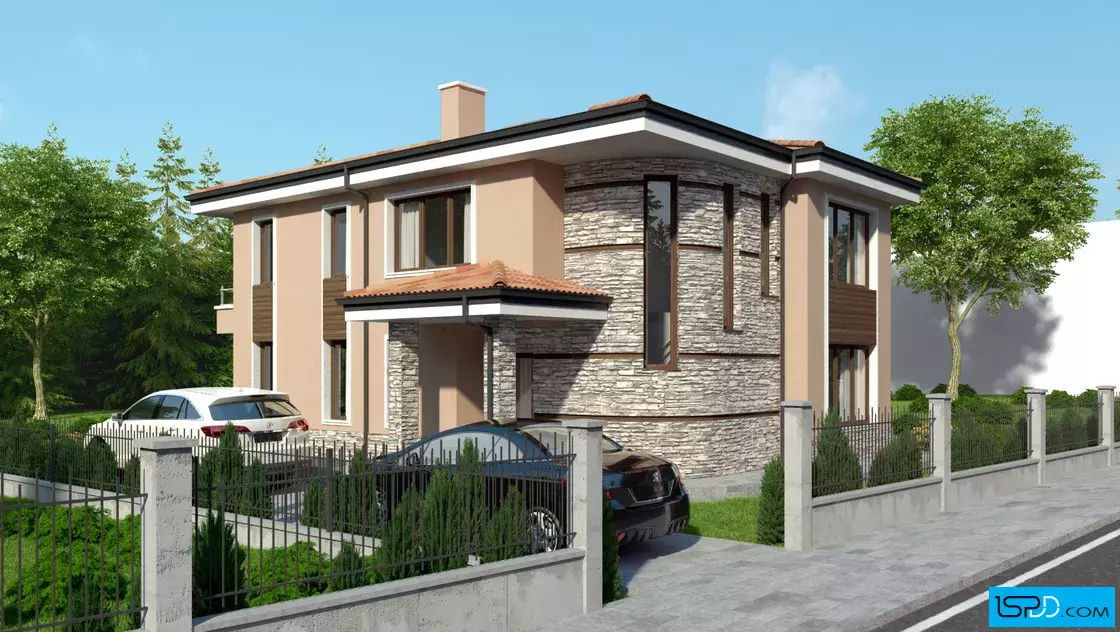 Проект на къща в с. Мрамор