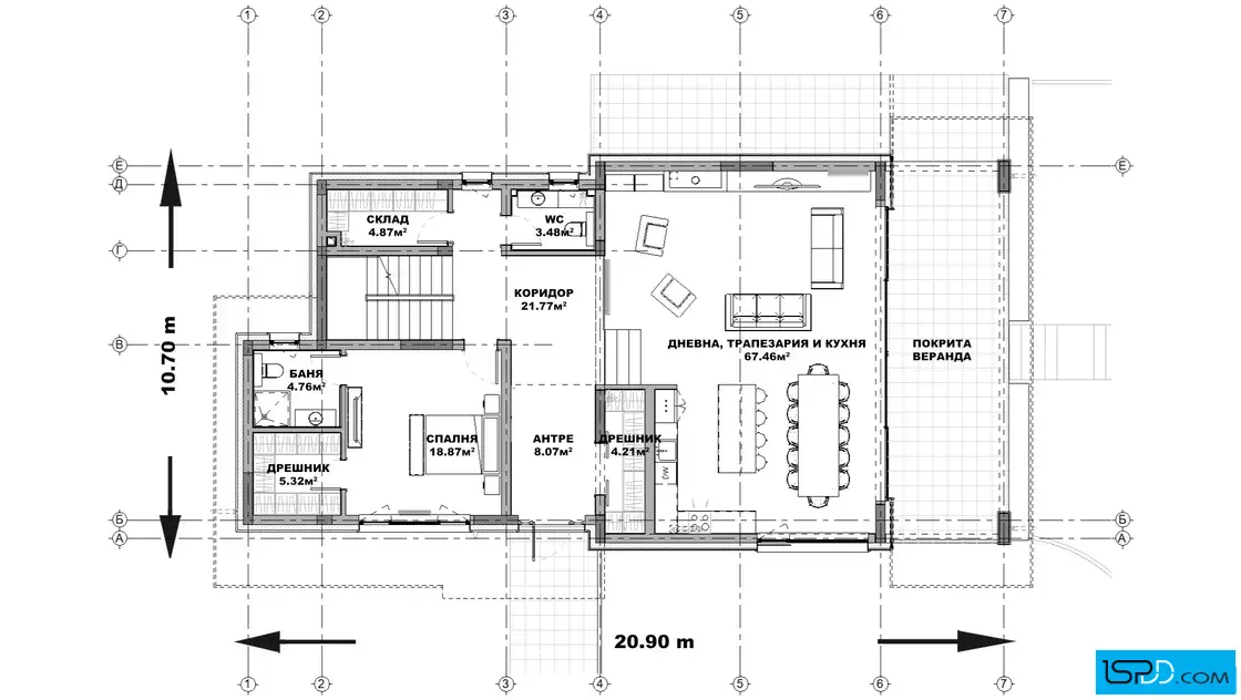 План на първи етаж План на първи етаж