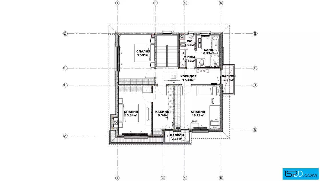 План на втори етаж План на втори етаж