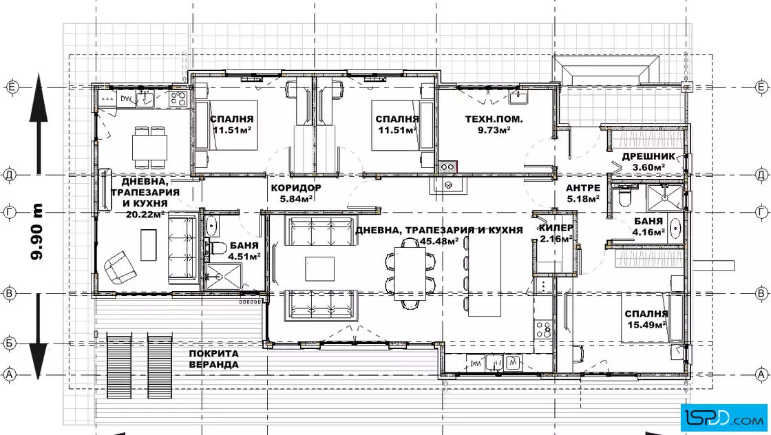 План на първи етаж