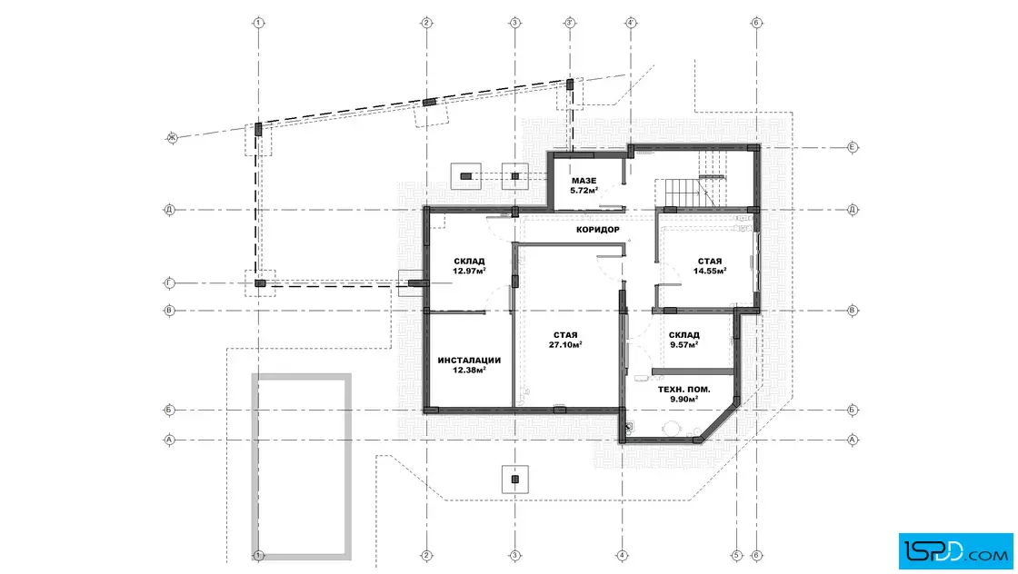 План на подземен етаж