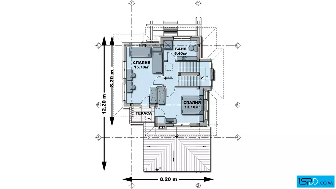 План на втори етаж