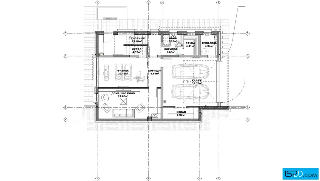 План на подземен етаж