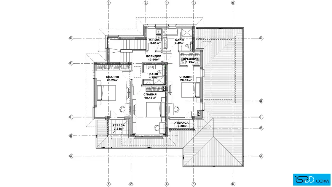 План на втори етаж
