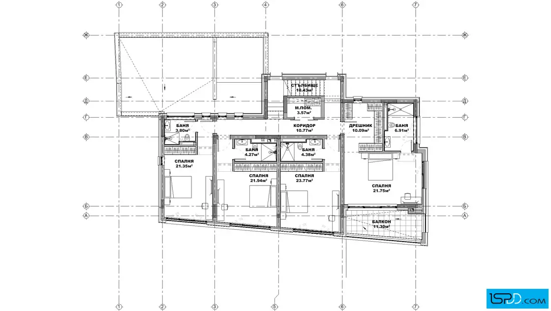 План на втори етаж
