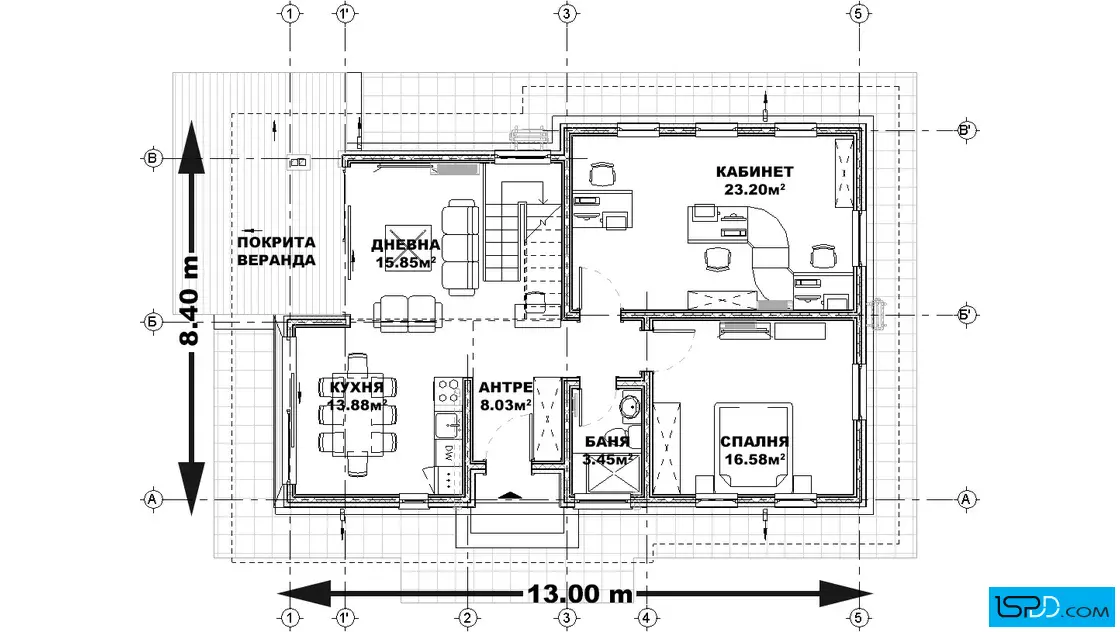 План на първи етаж