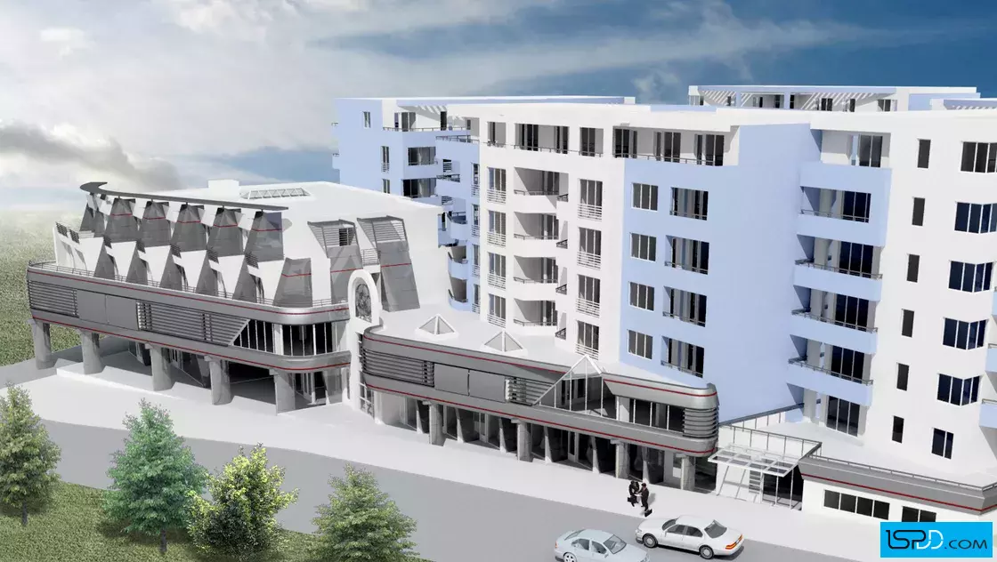 Жилищна група с търговски център