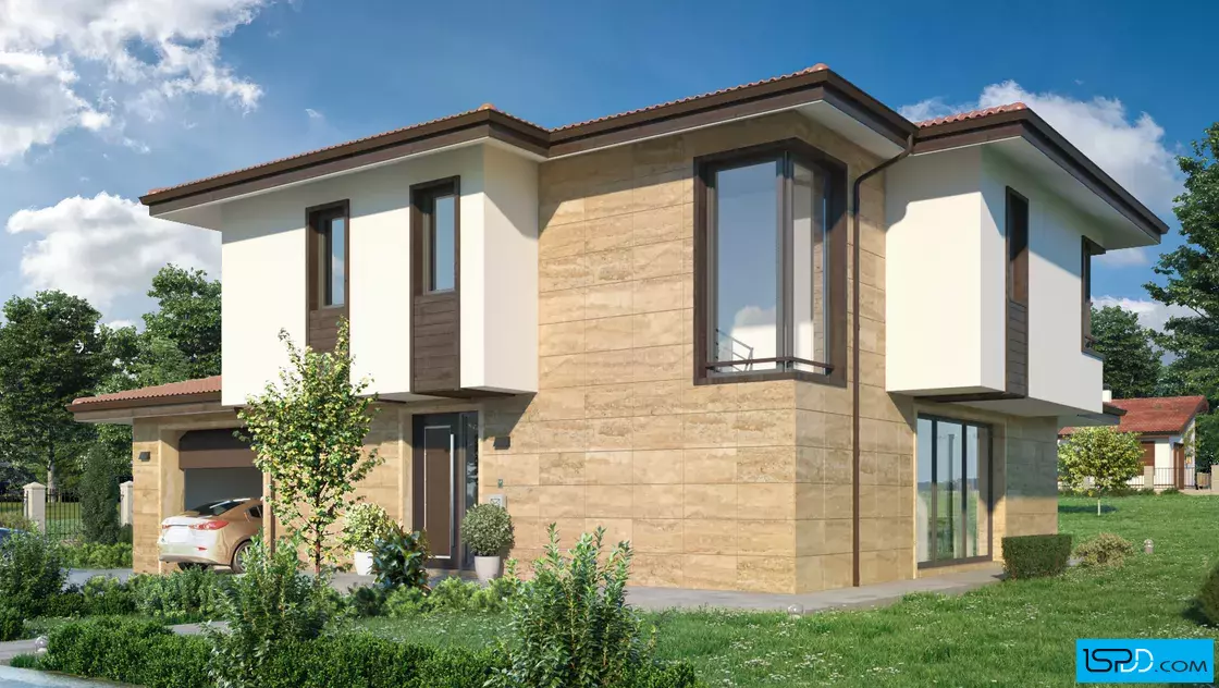 Проект на къща в гр. Правец