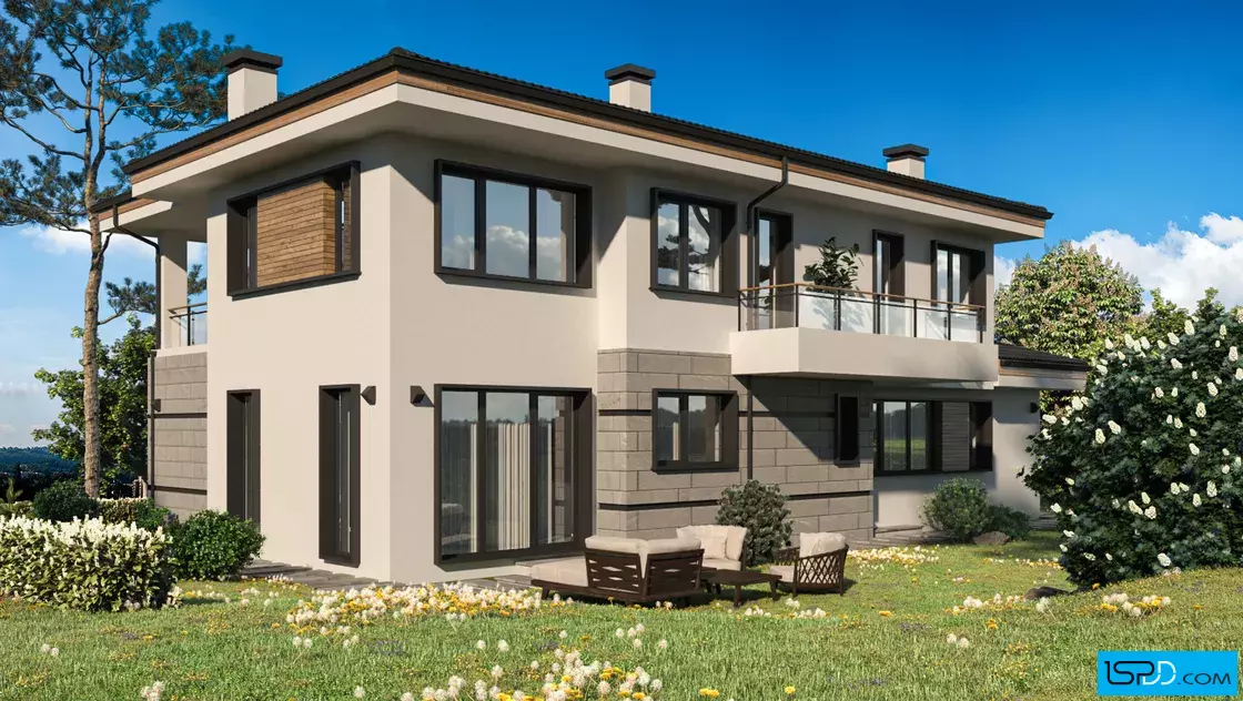 Проект на къща в м. Бонсови Поляни