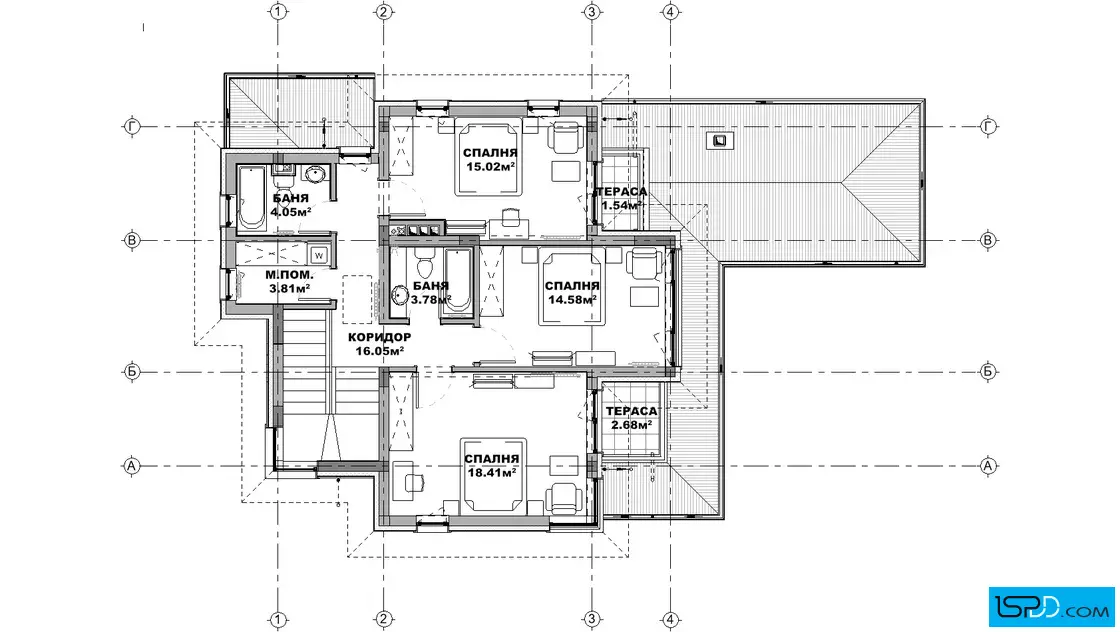План на втори етаж