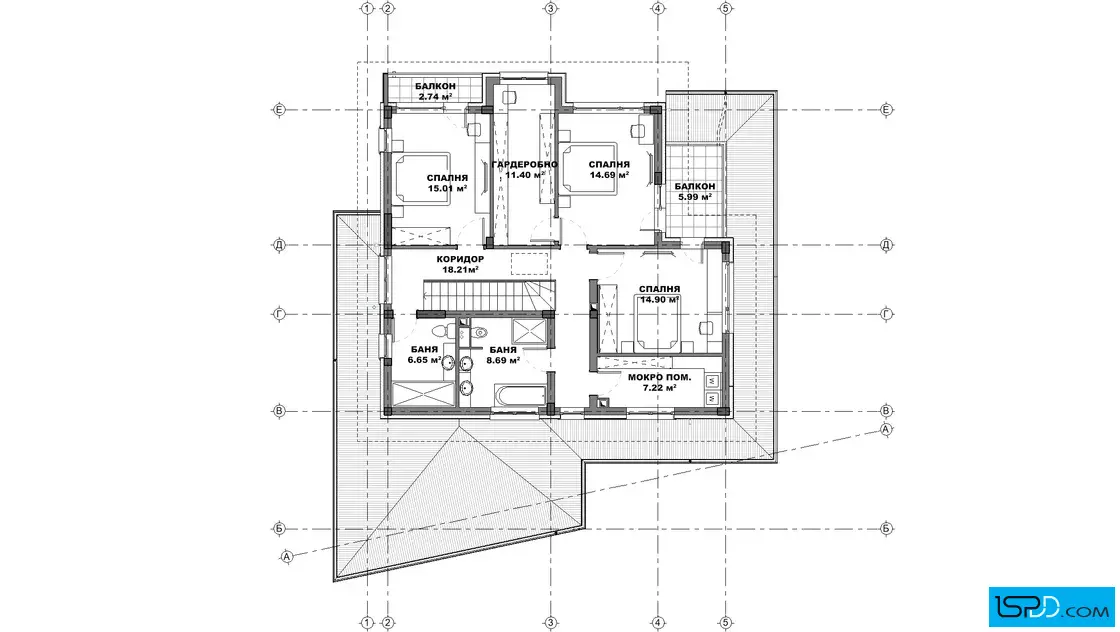 План на втори етаж