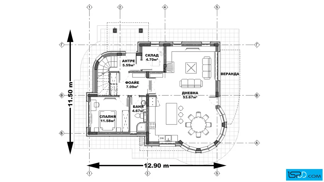 План на първи етаж