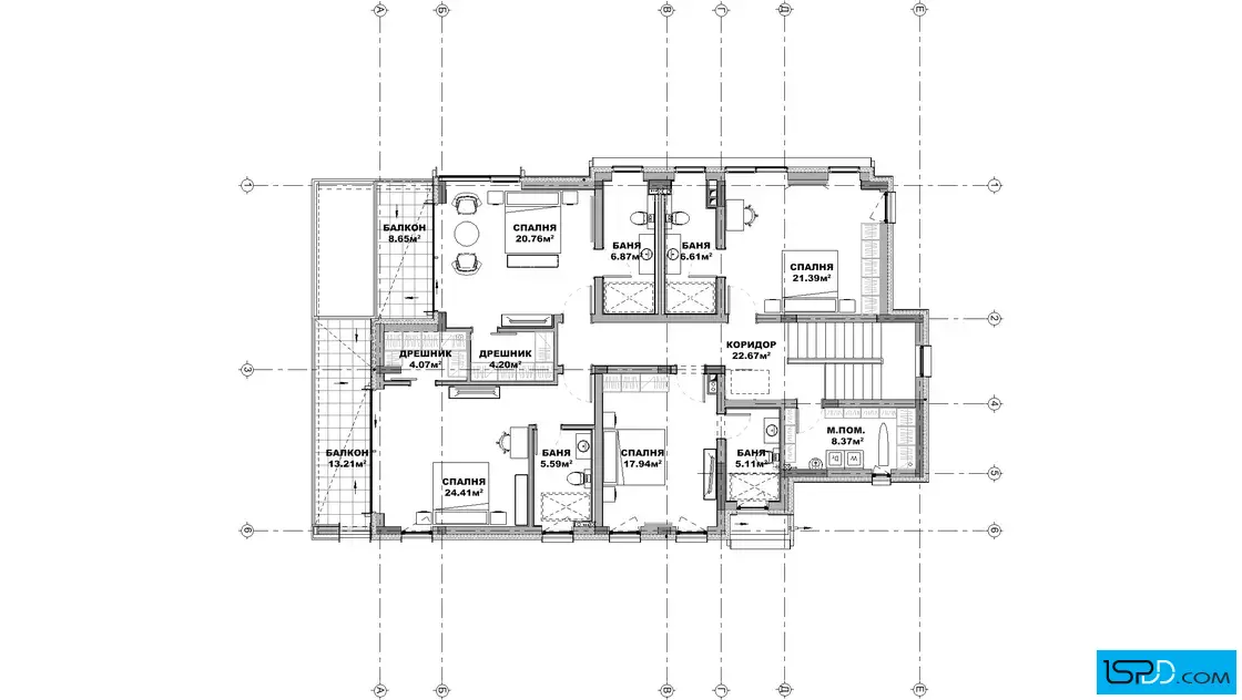 План на втори етаж