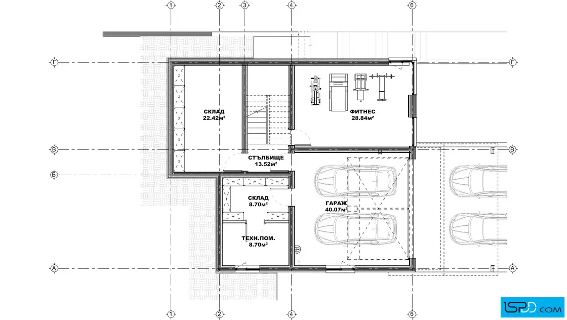 План на подземен етаж