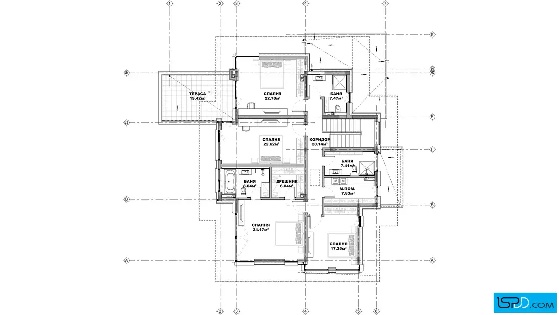 План на втори етаж