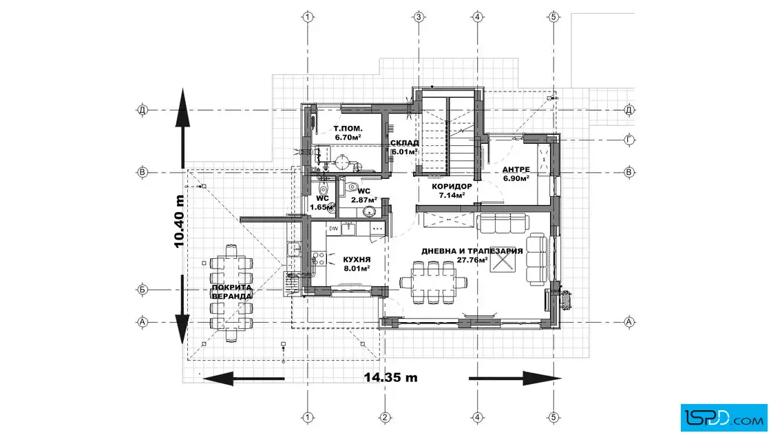 План на първи етаж