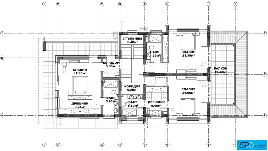 План на втори етаж